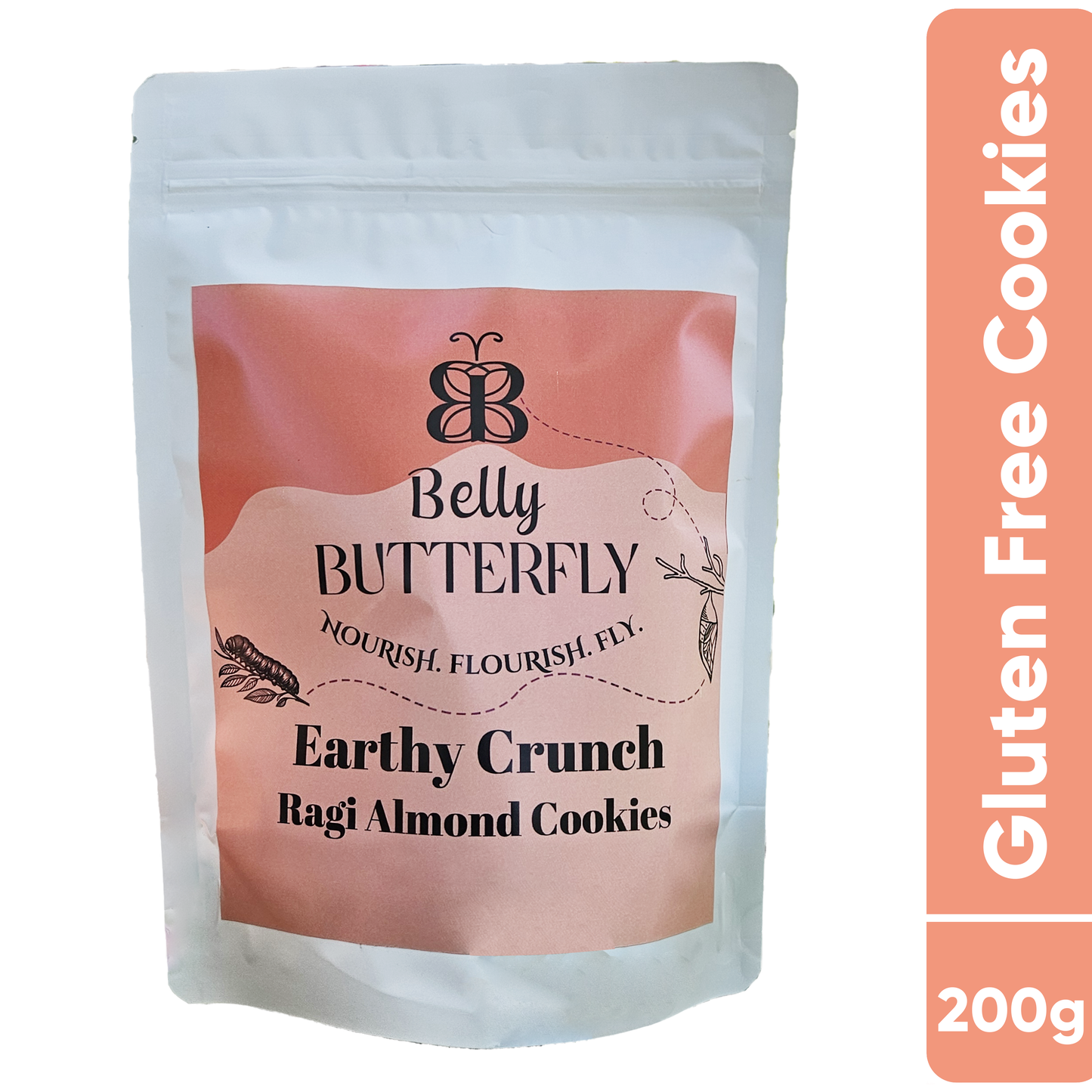 Earthy Crunch - Ragi Almond Cookies, 200g